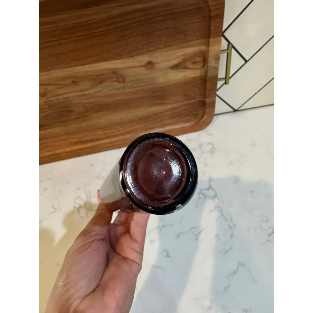 Vintage tall purple